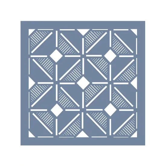 EHGE42 Geometrik Desen Stencil 45x45cm