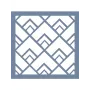 EHGE43 Geometrik Desen Stencil 45x45cm