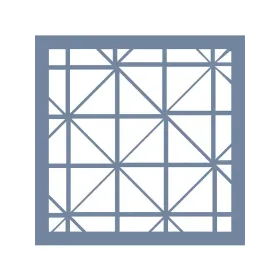 EHGE51 Geometrik Desen Stencil 45x45cm