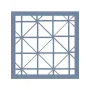 EHGE51 Geometrik Desen Stencil 45x45cm