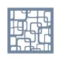 EHGE61 Geometrik Desen Stencil 45x45cm