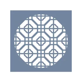 EHGE64 Geometrik Desen Stencil 45x45cm