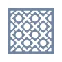 EHGE66 Geometrik Desen Stencil 45x45cm