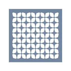 EHGE67 Geometrik Desen Stencil 45x45cm