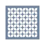 EHGE67 Geometrik Desen Stencil 45x45cm