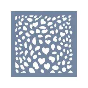 EHGE68 Dalmaçya Desen Stencil 45x45cm