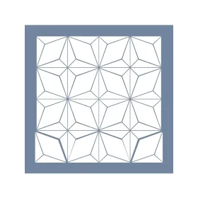 EHGE72 Geometrik Desen Stencil 25x25cm