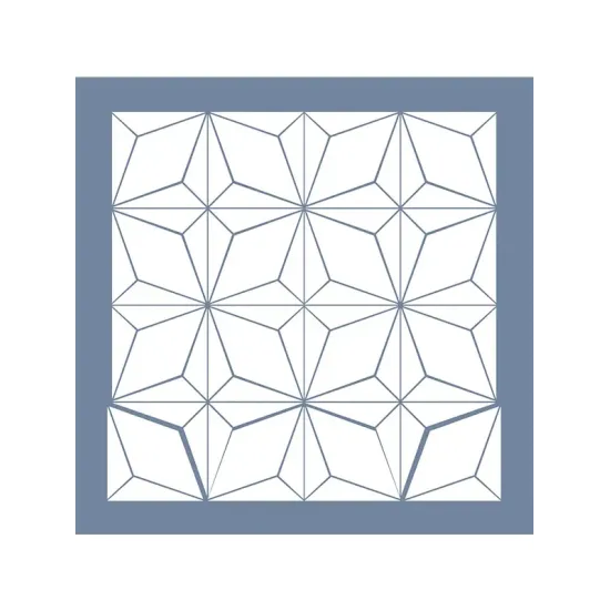 EHGE72 Geometrik Desen Stencil 25x25cm