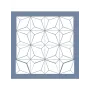 EHGE72 Geometrik Desen Stencil 25x25cm