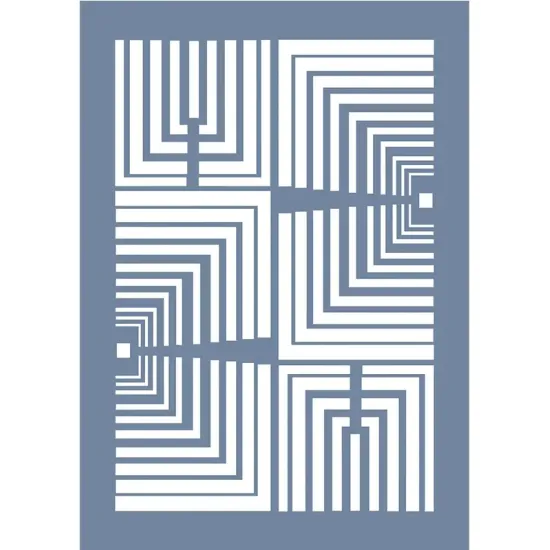 EHGE73 Geometrik Desen Stencil 25x35cm