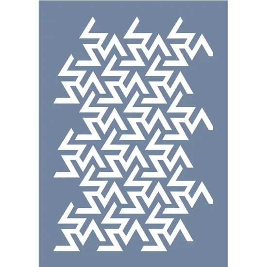 EHGE76 Geometrik Desen Stencil 21x30cm