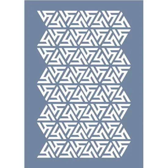 EHGE77 Geometrik Desen Stencil 25x35cm
