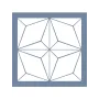 EHGE86 Geometrik Desen Stencil 25x25cm