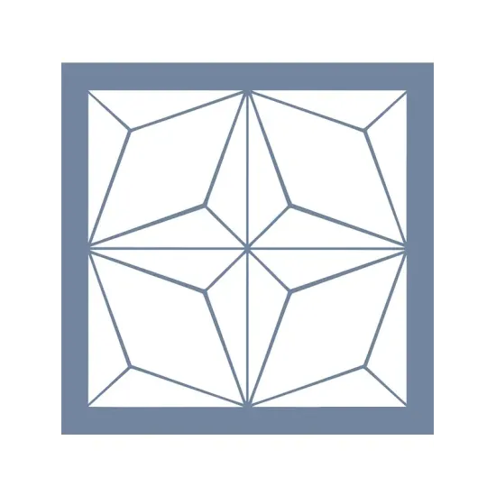 EHGE86 Geometrik Desen Stencil 45x45cm