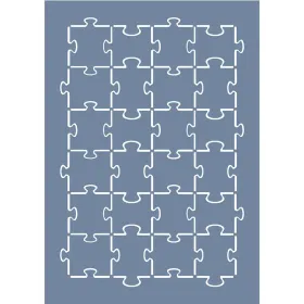 EHGE88 Puzzle Desen Stencil 25x35cm