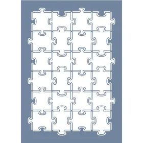 EHGE89 Puzzle Desen Stencil 25x35cm