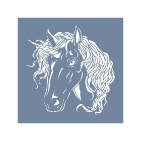 EHH07 Unicorn Desen Stencil 45x45cm
