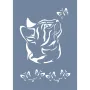 EHH14 Kedi Desen Stencil 25x35cm