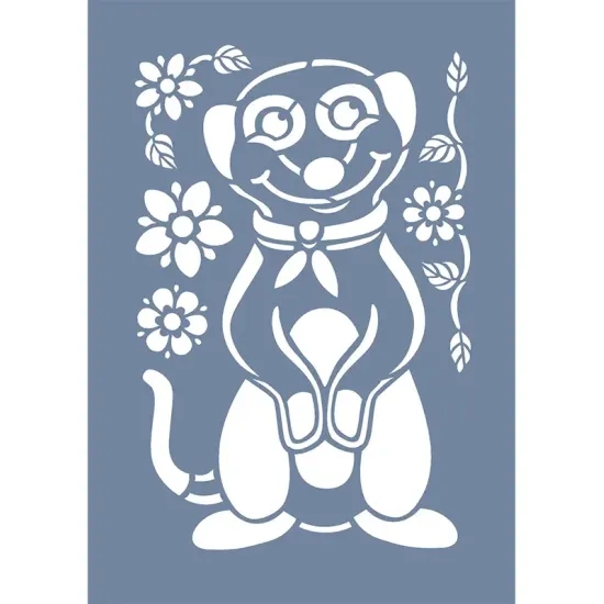 EHH18 Mirket Desen Stencil 25x35cm
