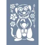 EHH18 Mirket Desen Stencil 25x35cm