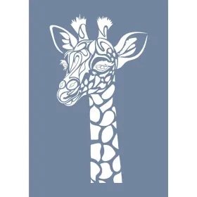 EHH49 Zürafa Desen Stencil 21x30cm