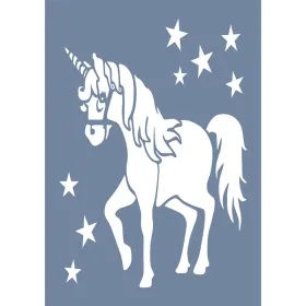 EHH55 Unicorn Desen Stencil 25x35cm
