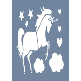 EHH56 Unicorn Desen Stencil 21x30cm