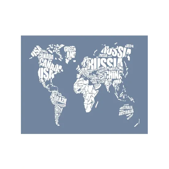 EHHT02 Dünya Hatira Stencil 35x45cm