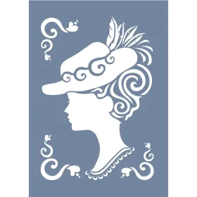 EHK05 Portre Desen Stencil 25x35cm