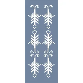 EHKM09 Kilim Desen Stencil 10x25cm