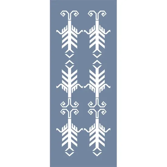 EHKM09 Kilim Desen Stencil 10x25cm
