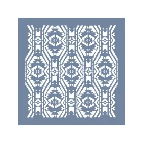 EHKM10 Kilim Desen Stencil 60x60cm