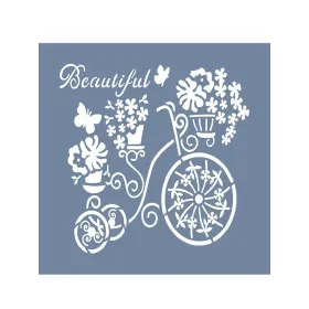EHKS02 Home Sweet Home Stencil 60x60cm