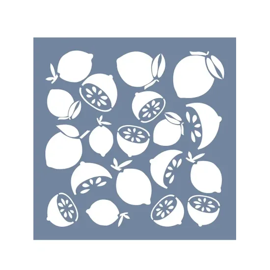 EHM04 Limon Desen Stencil 45x45cm