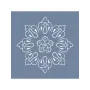 EHML02 Mandala Desen Stencil 45x45cm