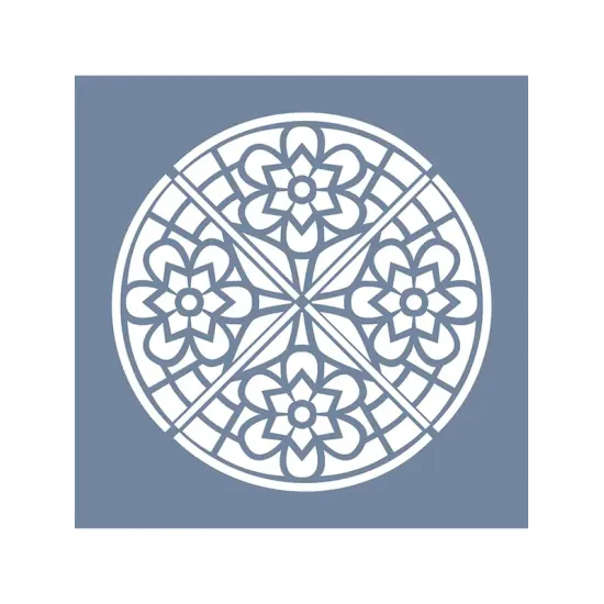 EHML04 Mandala Desen Stencil 25x25cm