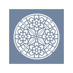 EHML04 Mandala Desen Stencil 45x45cm
