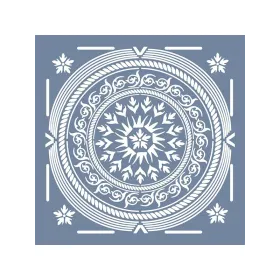 EHML06 Mandala Desen Stencil 45x45cm