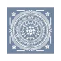 EHML06 Mandala Desen Stencil 45x45cm