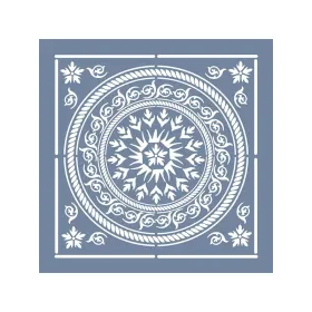 EHML07 Mandala Desen Stencil 45x45cm