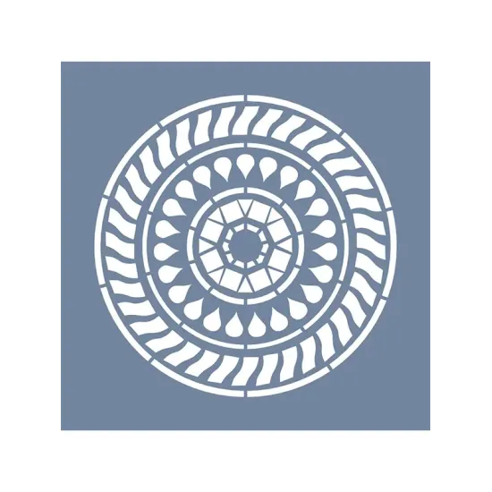 EHML08 Mandala Desen Stencil 25x25cm