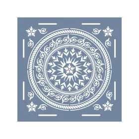EHML09 Mandala Desen Stencil 45x45cm