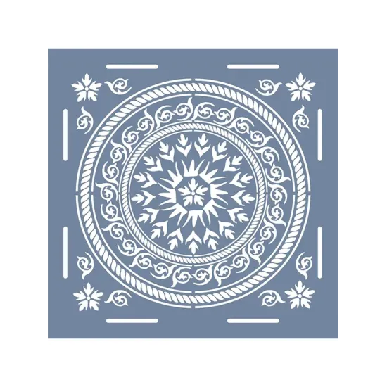 EHML09 Mandala Desen Stencil 45x45cm