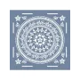 EHML09 Mandala Desen Stencil 45x45cm