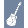 EHMZ01 Gitar Desen Stencil 25x35cm