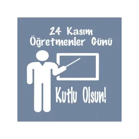 EHÖG03 Öğretmen Desen Stencil 20x20cm