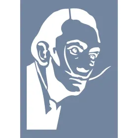 EHS04 Salvador Dali Desen Stencil 21x30cm