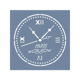 EHST02 Saat Desen Stencil 45x45cm