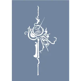 EHST03 Saat Desen Stencil 45x45cm