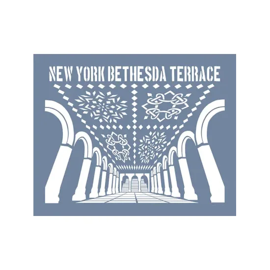 EHŞR05 New York Desen Stencil 50x40cm
